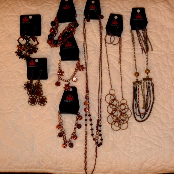 paparazzi Jewelry - Copper toned fashion jewelry